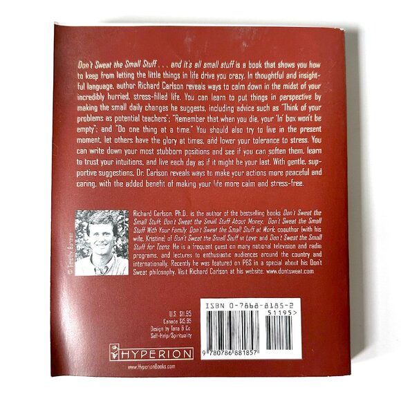Don’t Sweat the Small Stuff…and it’s all small stuff, Carlson, Book 1997 - Picture 2 of 6
